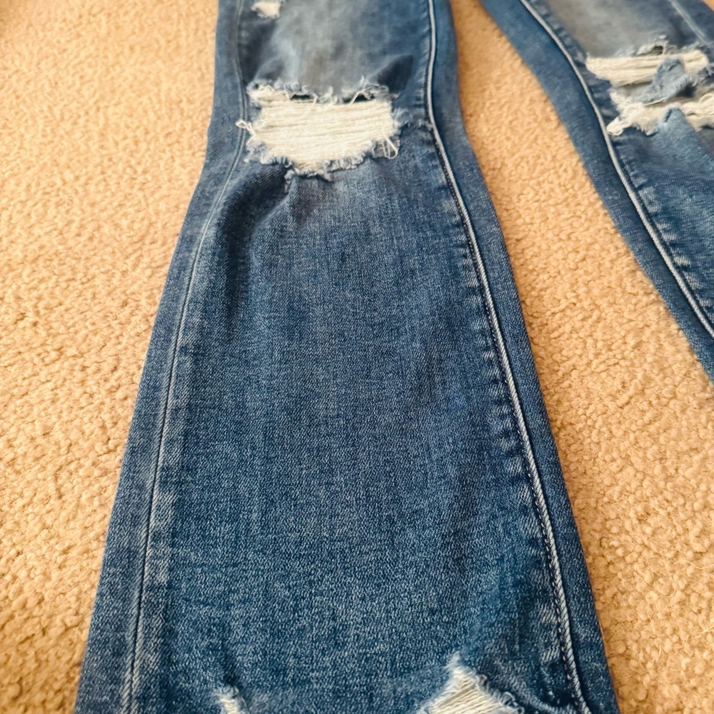 Slim fit high-rise cropped straight leg BKE Billie Jeans. 23 Short NWT  23x28 - Picture 6 of 8